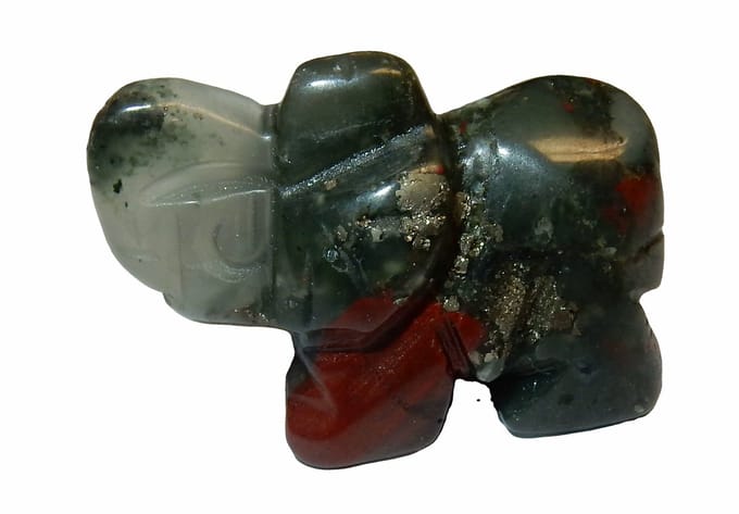 Miniatuur Olifant Heliotroop Klein