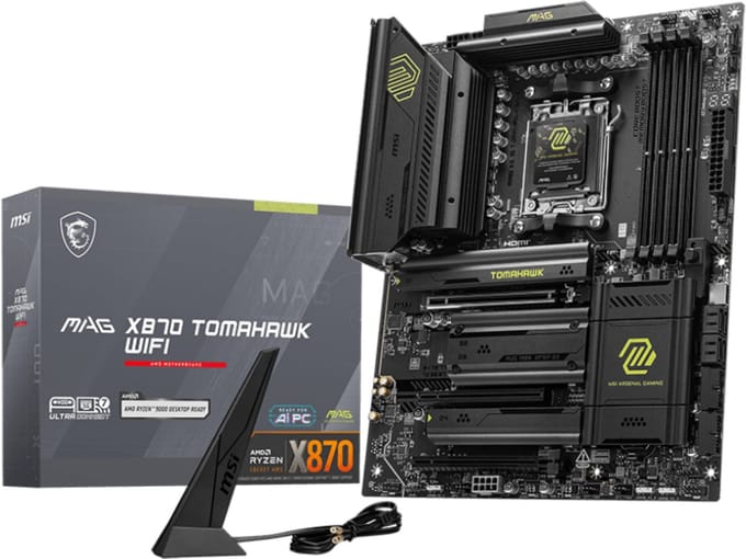 MSI MAG X870 TOMAHAWK WIFI - Moederbord - ATX - AMD X870 - Socket AM5