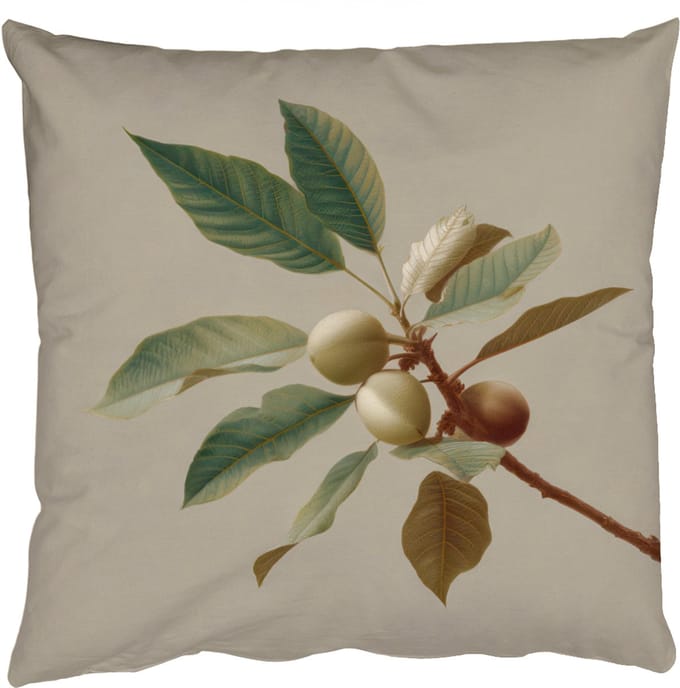 Sierkussens - Kussentjes Woonkamer - 45x45 cm - Tak - Groene Bladeren - Vruchten
