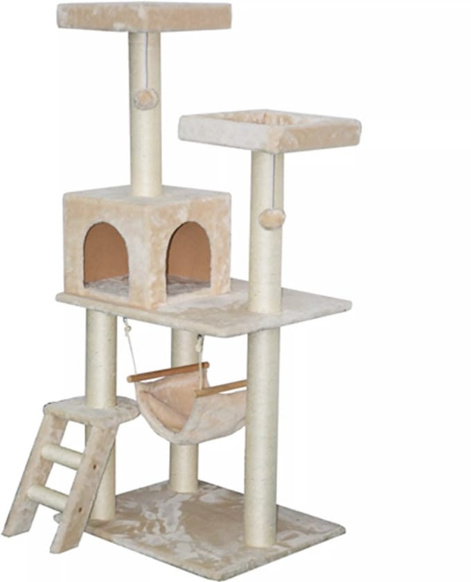 Krabpaal Playground 2.0 Beige – Speels & Comfortabel