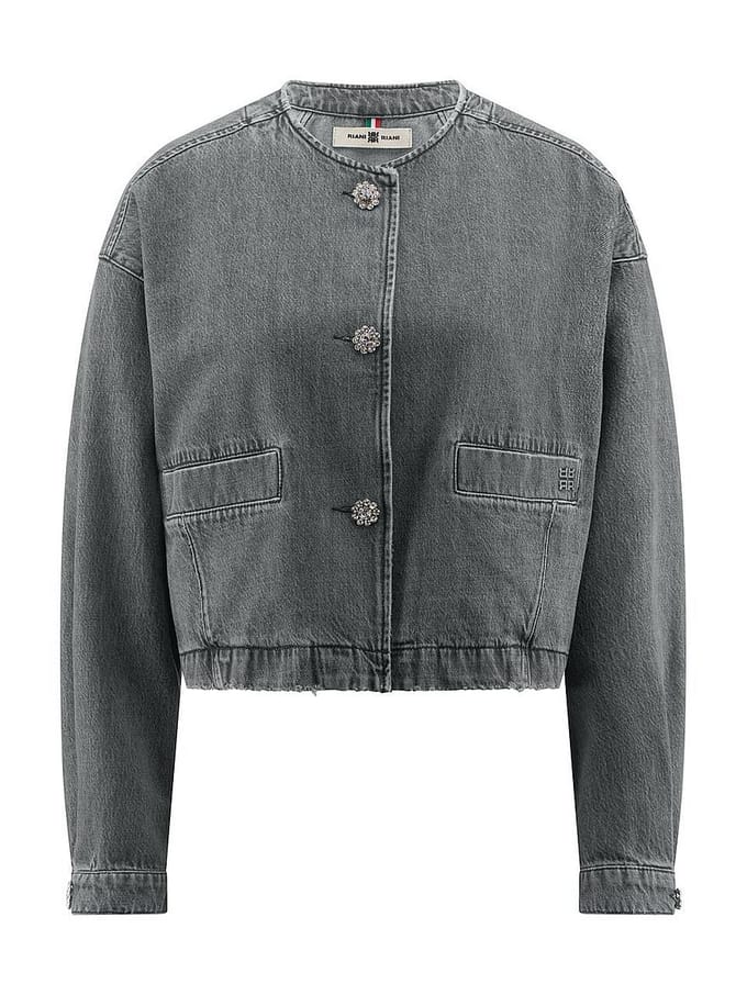 Jeansjack Van Riani grijs
