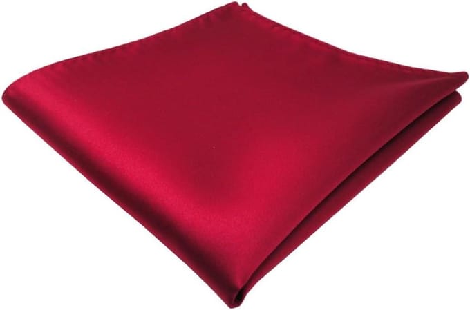 Zakdoek Heren - Pochette Insert - Outfit Completeren - Efficiënte Vormgeving - 30 x 30 cm - Rood