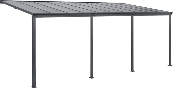 Terrasdak / Overkapping - Borneo - 6 x 3 m - Grijs