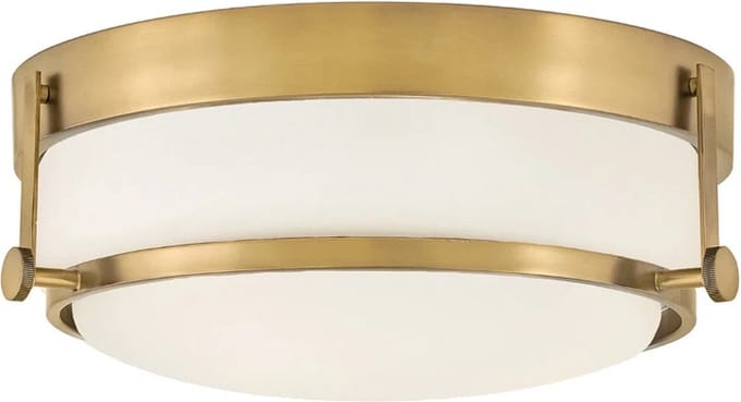 Hinkley LED Plafondlamp Harper | 3X E27 Max 60W | Dimbaar | Heritage Brass