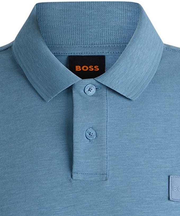 Hugo Boss poloshirt korte mouw blauw