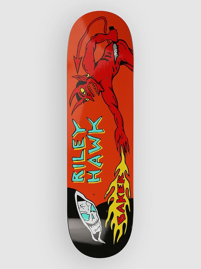 Baker Riley Hawk Evil Vs. Evil 8.5" Skateboard Deck oranje
