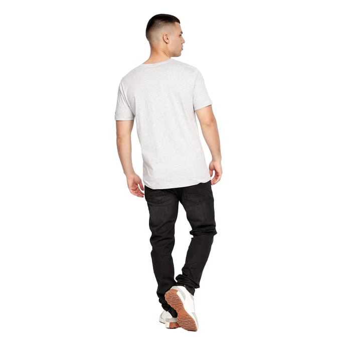 Crosshatch Heren Pentan T-Shirt (Set van 2) (Blauw/Grijs)