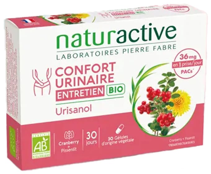 Naturactive Urisanol Urinary Comfort Maintenance Organic 30 Capsules