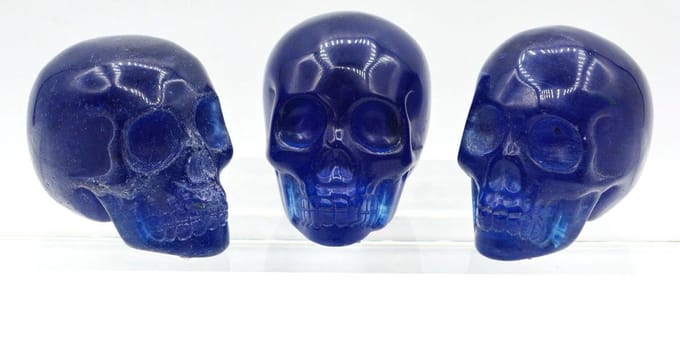 Blauwe Kwarts schedel