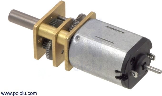 250:1 Micro Metal Gearmotor HPCB 6V with Extended Motor Shaft Pololu 3078