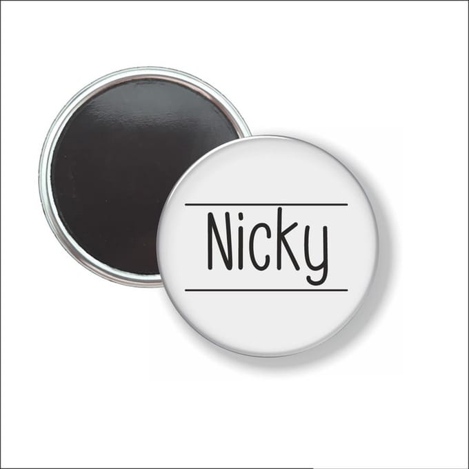 Button Met Magneet 58 MM - Nicky - NIET VOOR KLEDING