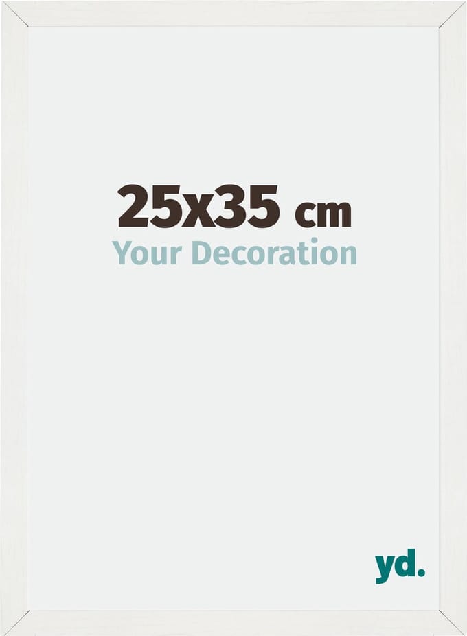 Your Decoration - Fotolijst 25x35 cm - MDF - Wit Geveegd - Mura