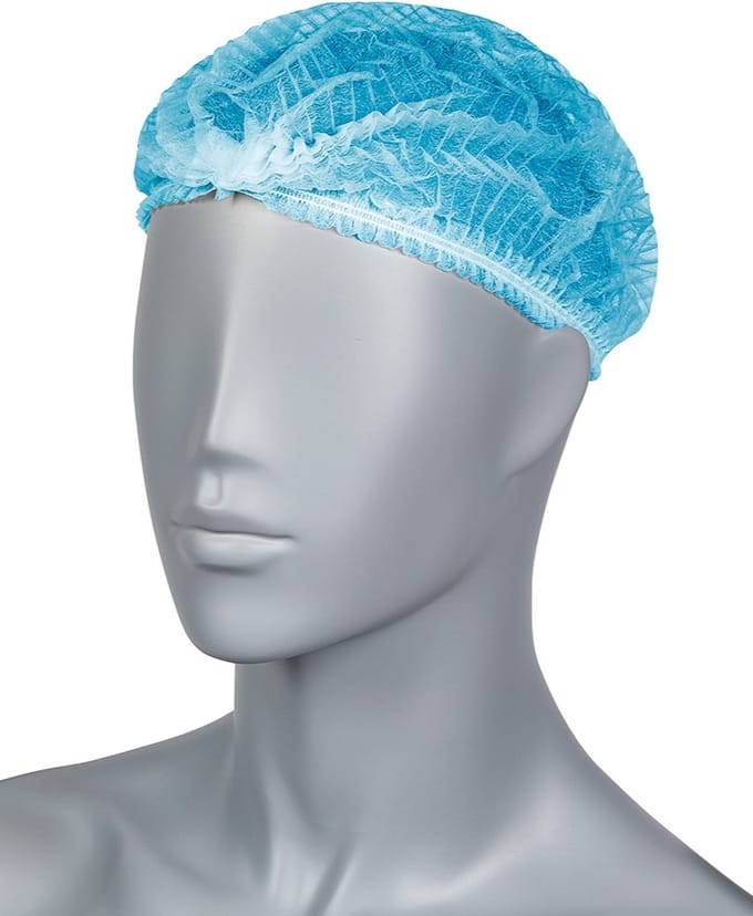 Wegwerp Haarnetjes - Blauw - Met Clip - 100 Stuks