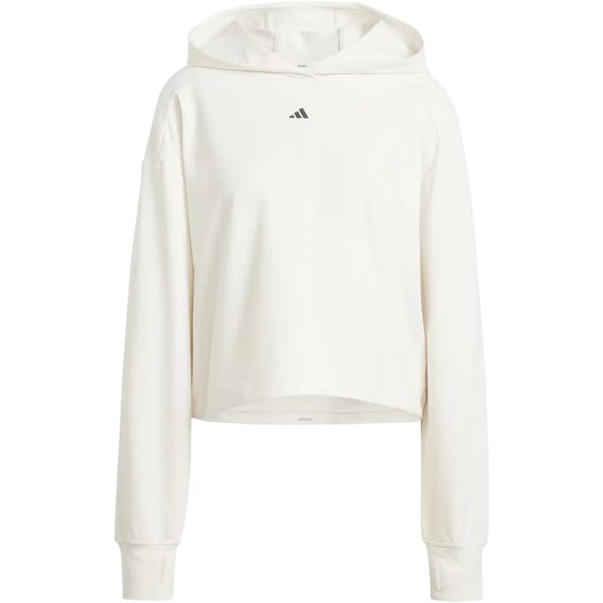 adidas Performance Power Loose Fit Back-Ventilation Hoodie - Dames - Wit- S