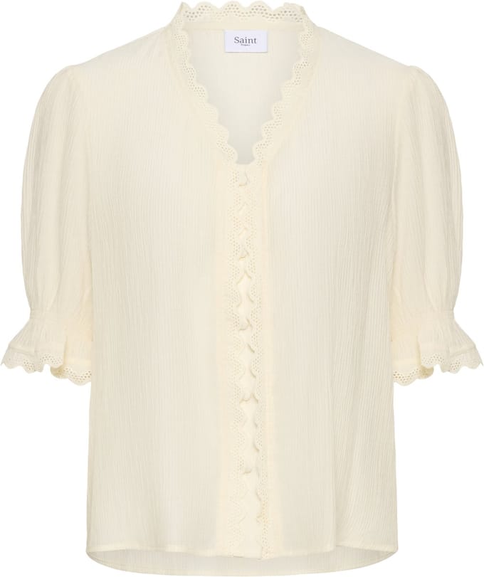 Saint Tropez KristelSZ Shirt Dames Blouse - Ice