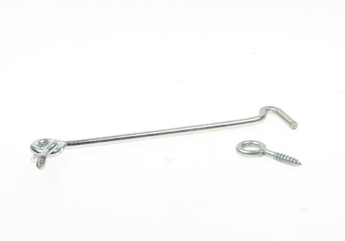 GebuVolco Windhaken met 2 schroefogen 5.25x160 ijzer gegalvaniseerd