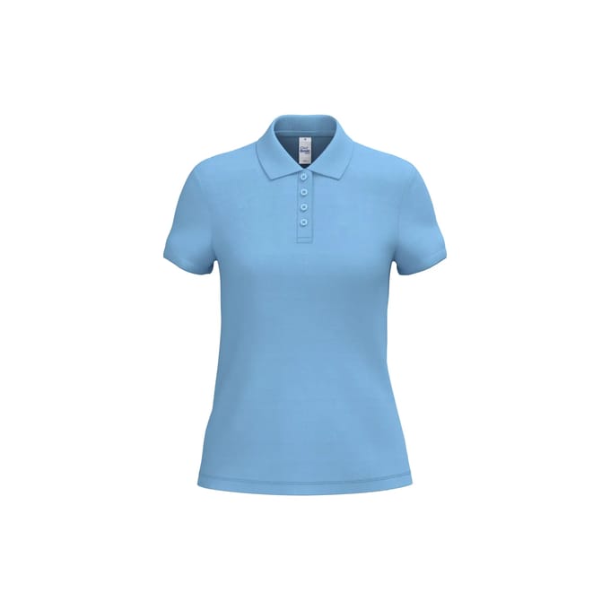 Biologisch pique polo voor dames iDeal Basic Brand