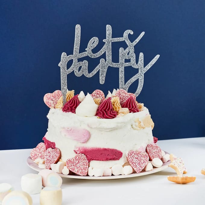 ‘Let’s Party’ – Zilver Glitter