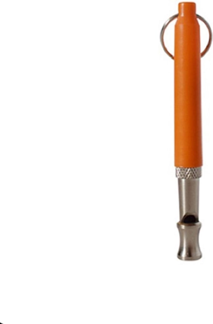 Honden fluit met koord – hondenfluit - Honden training -  Puppy Training – hondentraining – Fluit - oranje