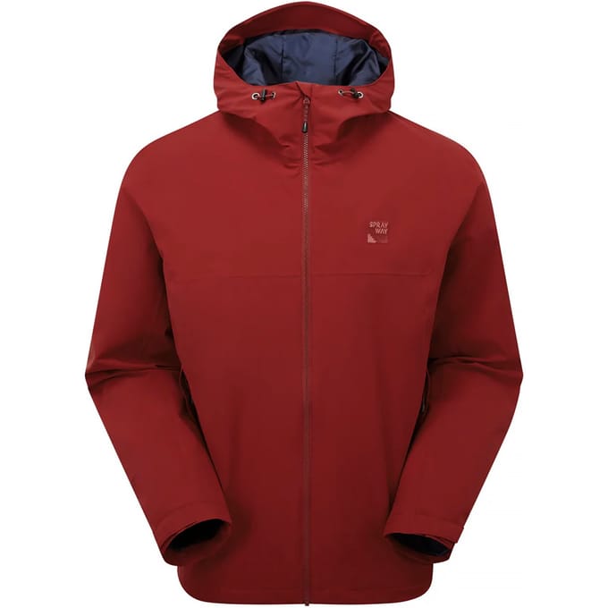 Heren Lichtgewicht Waterdichte Wand jacket met Capuchon Halve Rits Regenjas