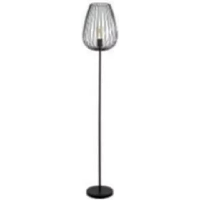 EGLO Newtown Vloerlamp - E27 - 159,5 cm - Zwart