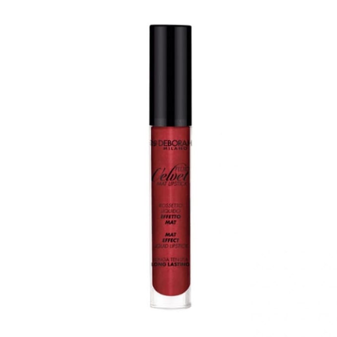 Deborah,Velours Fluide,Mat,Rouge à Lèvres Liquide,51,Rouge Métal,4,5 g
