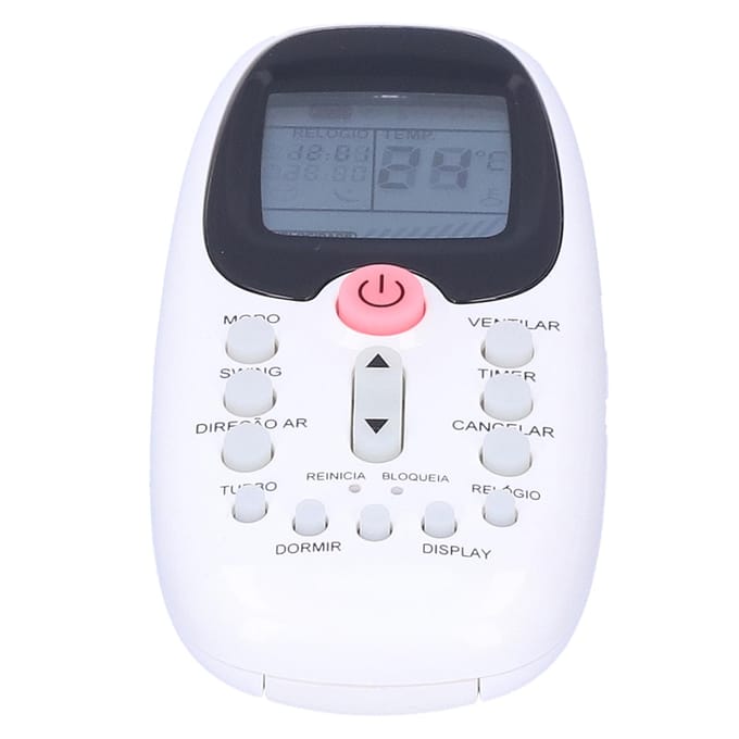 Télécommande de remplacement pour climatiseur Midea Comfee RG06A6BGE gray