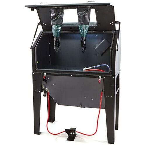 HBM straalcabine met afzuiging SBC 420/500 zwart