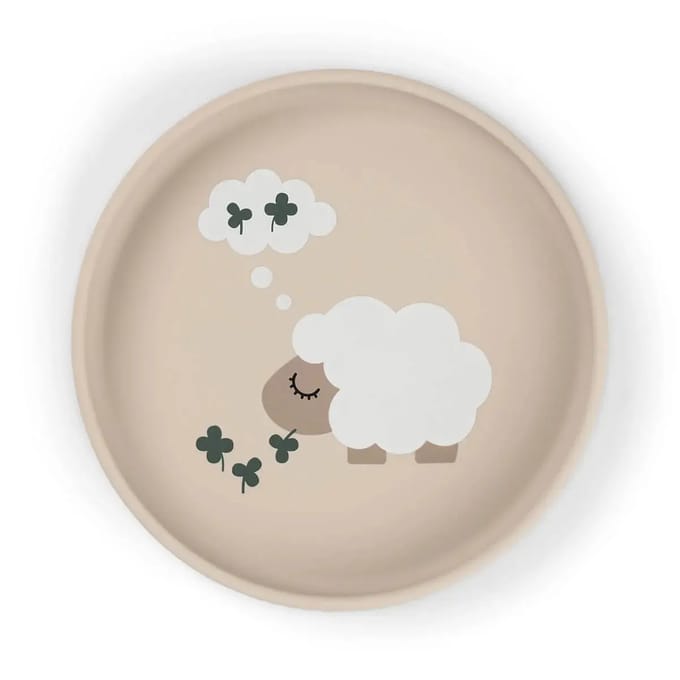 Done By Deer Stick & Stay Bord - Tiny Farm - Rond - 18 cm - Sand