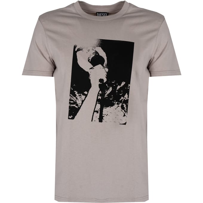 Diesel T-Shirt Just Mannen beige