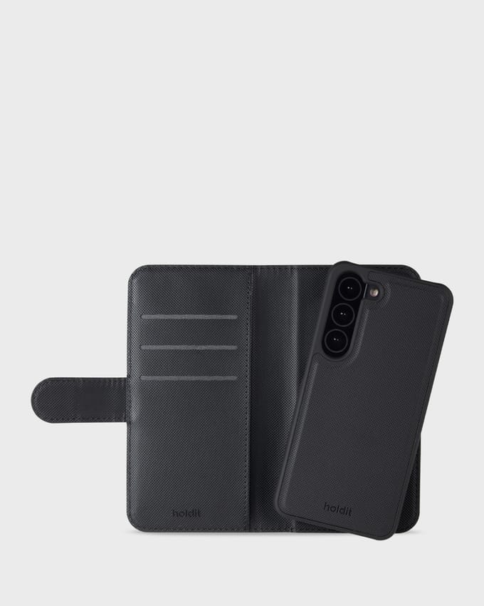 Wallet Case Magnet Black Galaxy S23