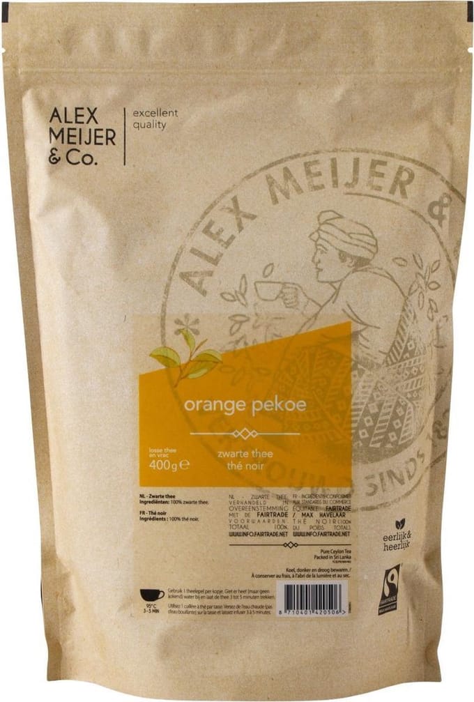 Alex Meijer Thee los ceylon orange pekoe, FT - Pak 400 gram