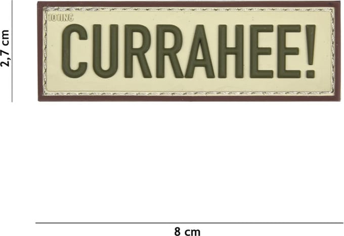 101 Inc Embleem 3D Pvc Currahee! Beige  17041