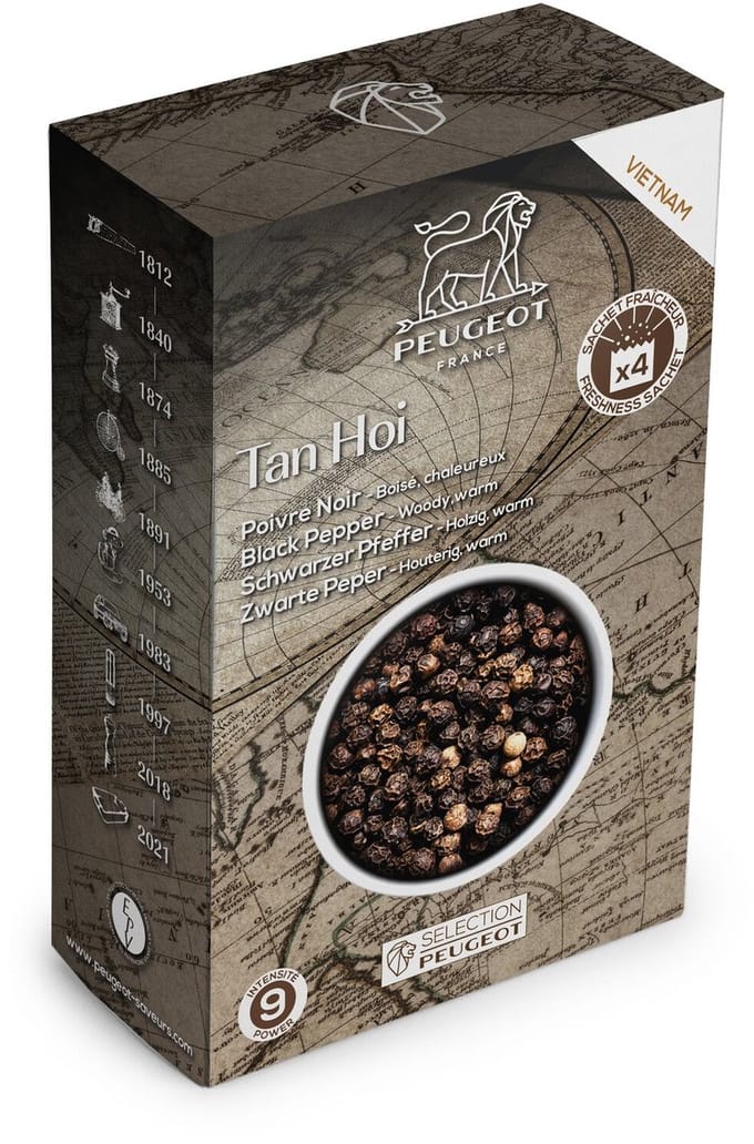 Peugeot Tan Hoi Zwarte Peper Zakjes - 4x20 G