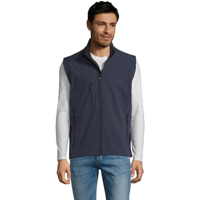 SOLS Heren Rallye Softshell Mouwloos Gilet (Franse marine)