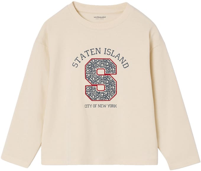 Vertbaudet T-shirt met lange mouwen en letters voor meisjes
