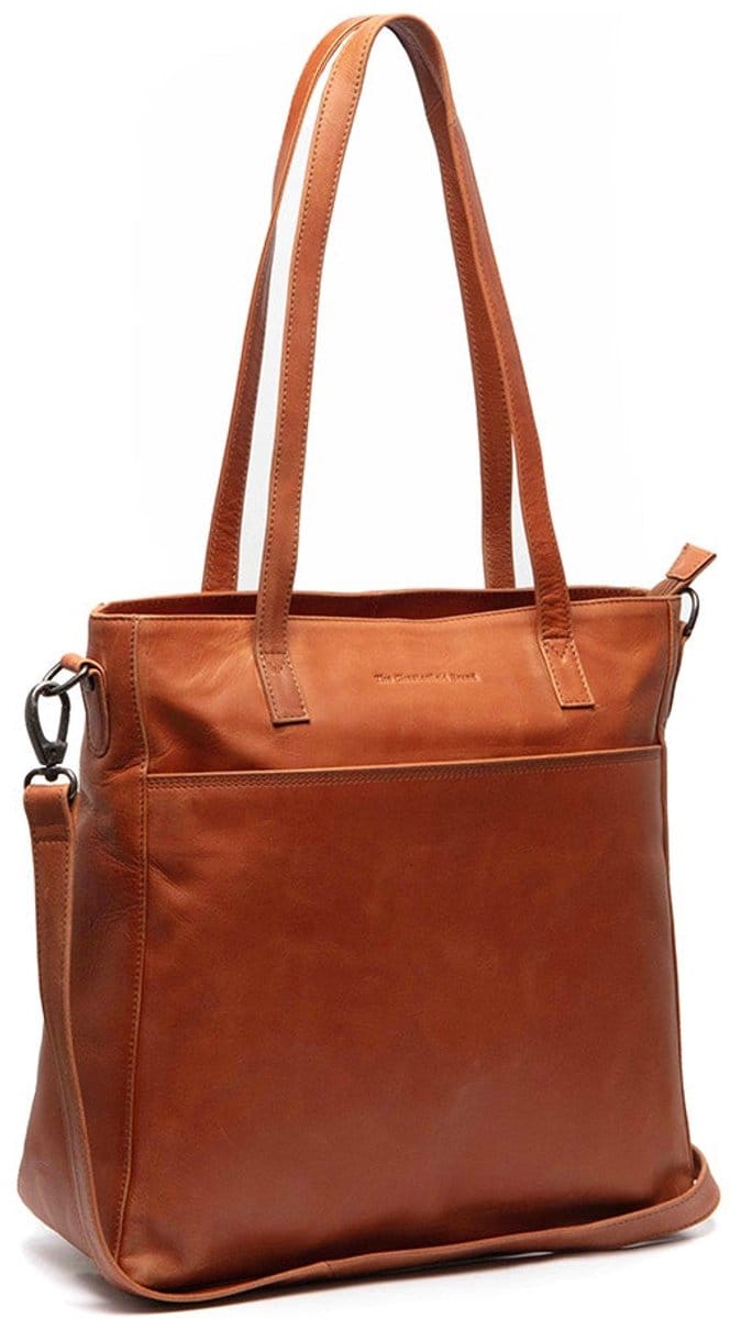 The Chesterfield Brand Mosel Waxed Pull Up Shopper - Cognac