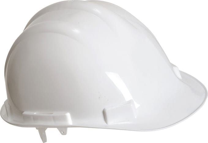 Portwest Bouwhelm - wit - verstelbaar 55-62 cm - veiligheidshelm