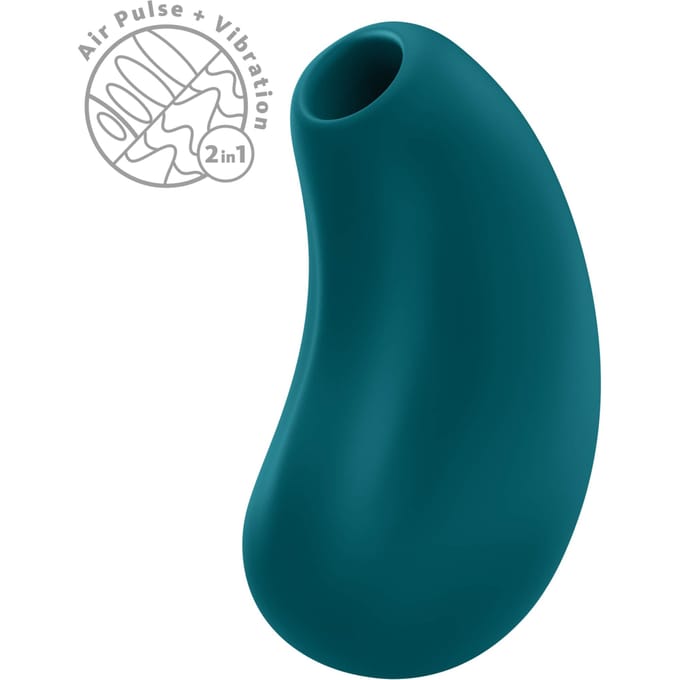 FUN FACTORY - Cherie Double Air Pulse Vibrator Bottle Green