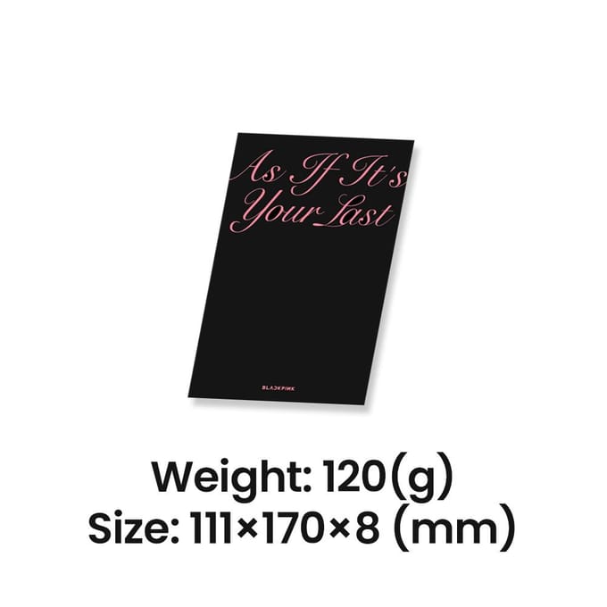 BLACKPINK - POP-UP STORE Postkaartenset 1ea black