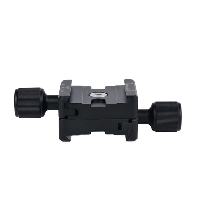 Pince Bidirectionnelle Libération Rapide Plaque 50mm Alliage d'Aluminium Pince Double Duplex Jumele