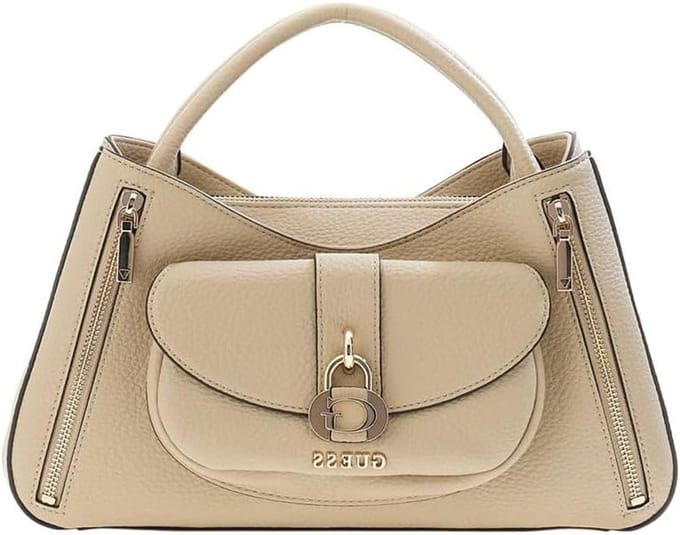 Schoudertas Dames - Crossbody Tas - Dagelijks Gebruik - Kunstleer - 32 x 16 cm - Beige