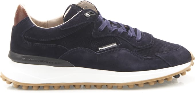 Floris Van Bommel Sfm-10082-02 Lage sneakers - Heren - Blauw - Maat 44⅔