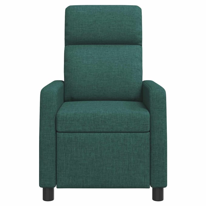 vidaXL - Recliner - Donkergroen - Stof