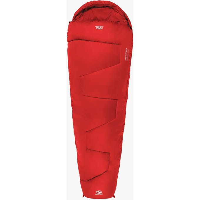 Highlander mummyslaapzak Sleepline 350 Mummy 4°C - Rood