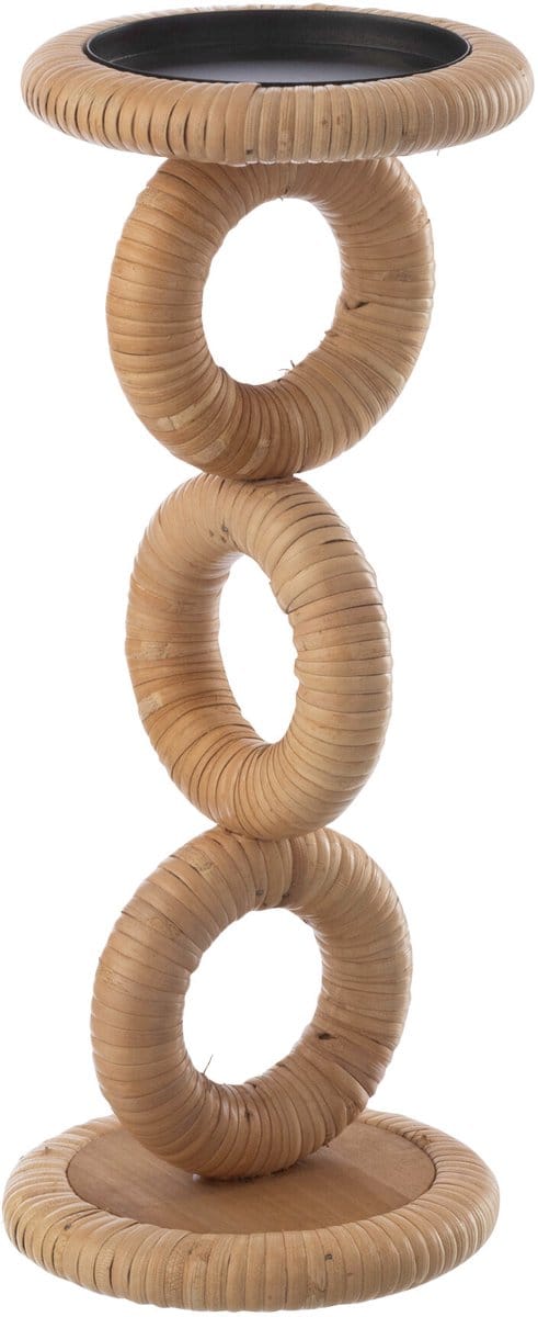 J-Line kaarshouder Ring - hout - naturel - small