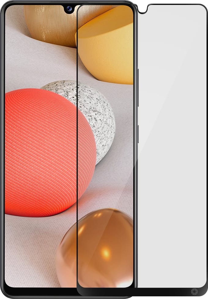 Force Case, Screenprotector geschikt voor Galaxy A42 5G - Organic Glass, Transparant