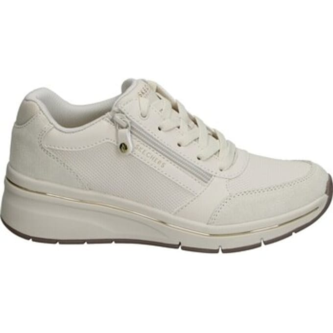 Skechers BILLION FLEX - LUXE UP Dames Veterschoenen - Naturel