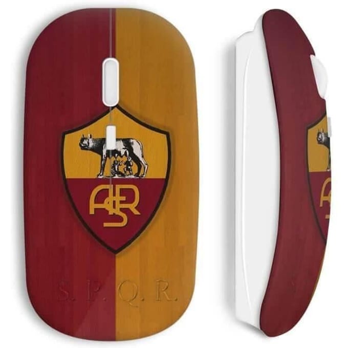 Souris Sans Fil As Roma Football Logo