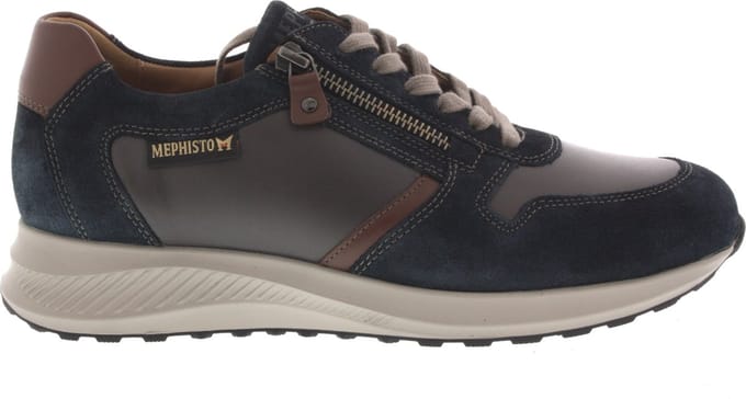 Heren Veterschoenen Mephisto Dino Blue Blauw - Maat 11